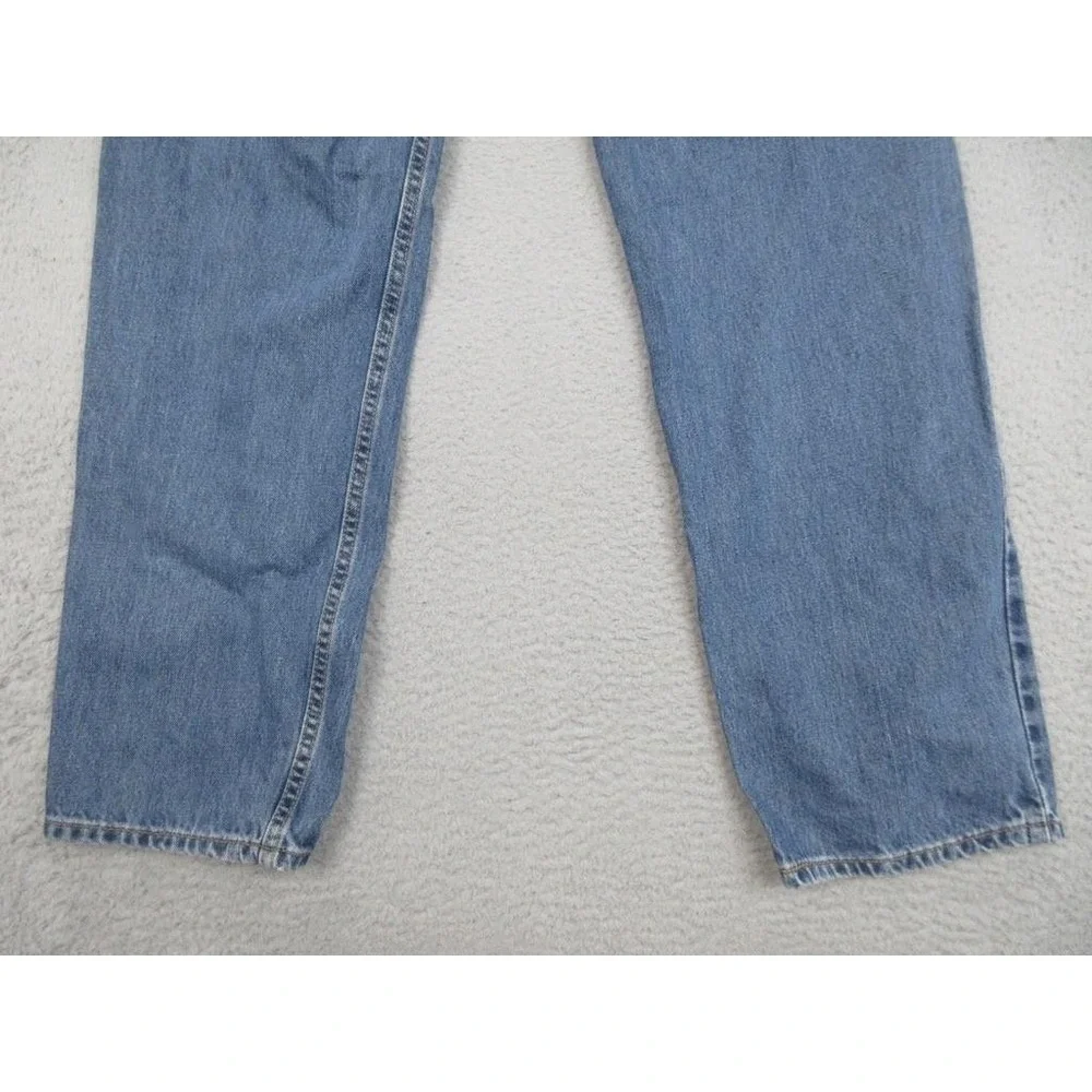Levis 550 Relaxed Fit Jeans Mens 34x32 Blue Tapered Denim Medium Wash Red Tab